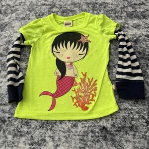 2T Gwen Stefani Harajuku Mini Top No Doubt Lovers Long Sleeve Mermaid Carb Shirt
